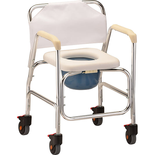 Shower Chair and Commode With Wheels