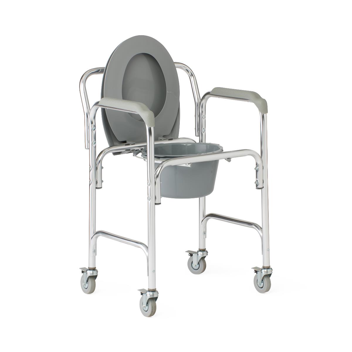 Aluminum Commodes with Wheels