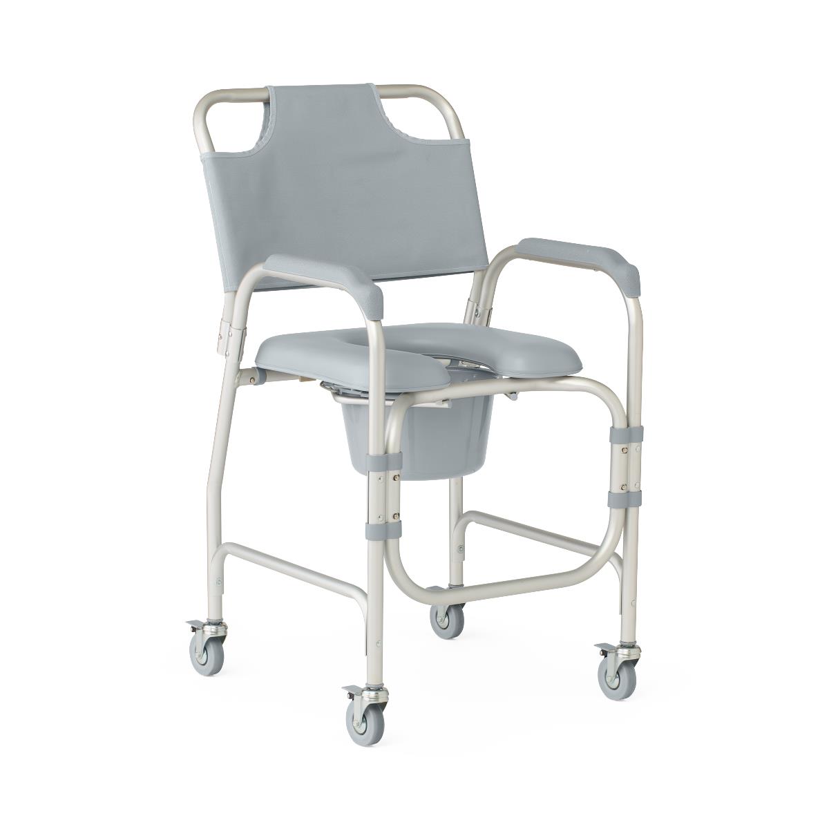 Aluminum Commodes with Wheels