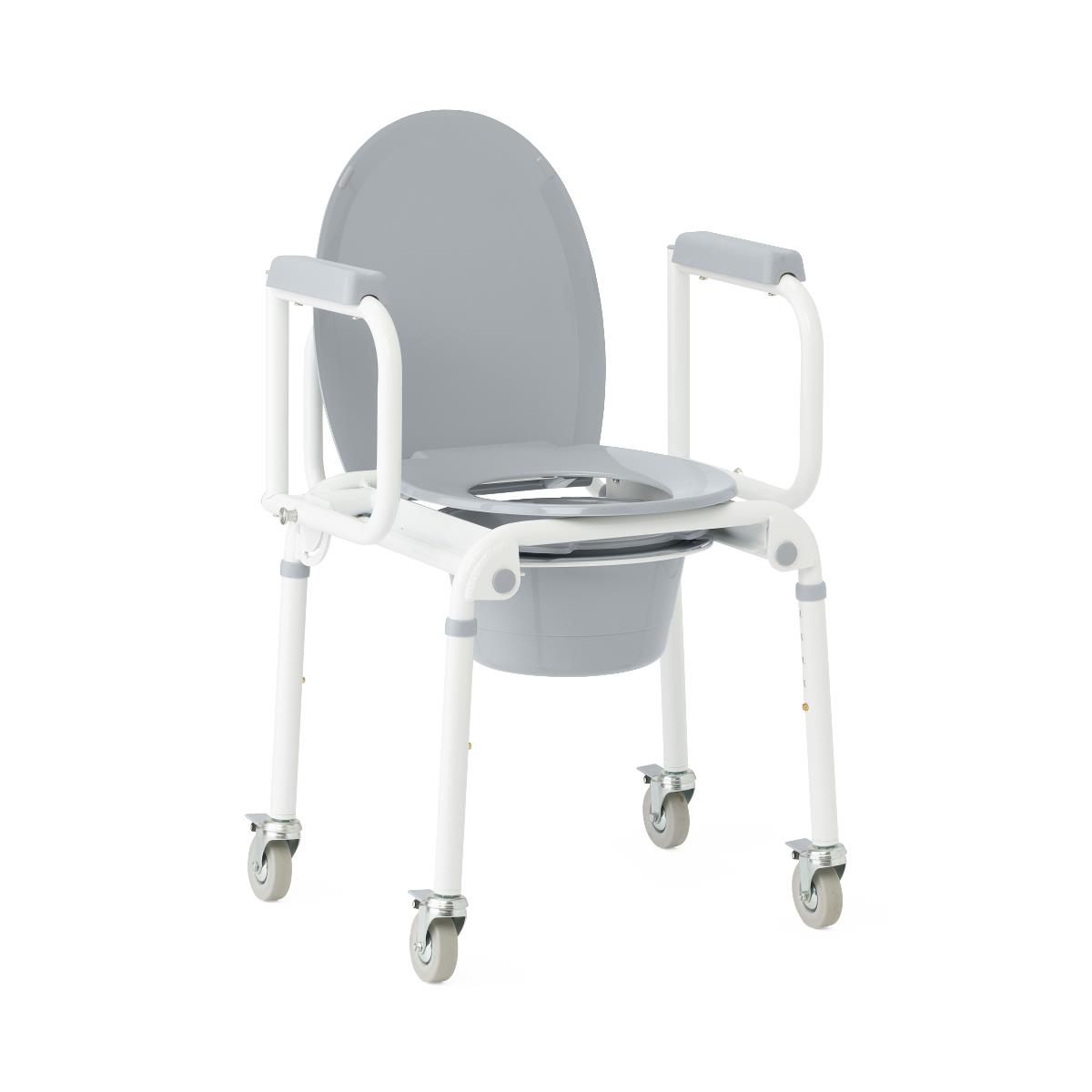 Aluminum Commodes with Wheels