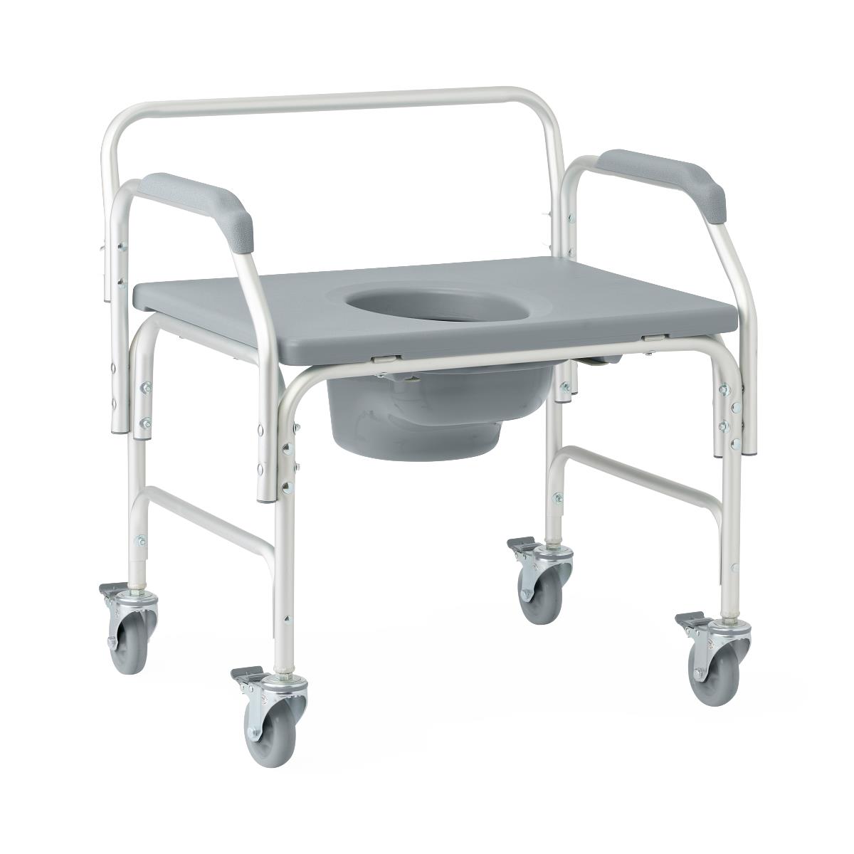 Aluminum Commodes with Wheels