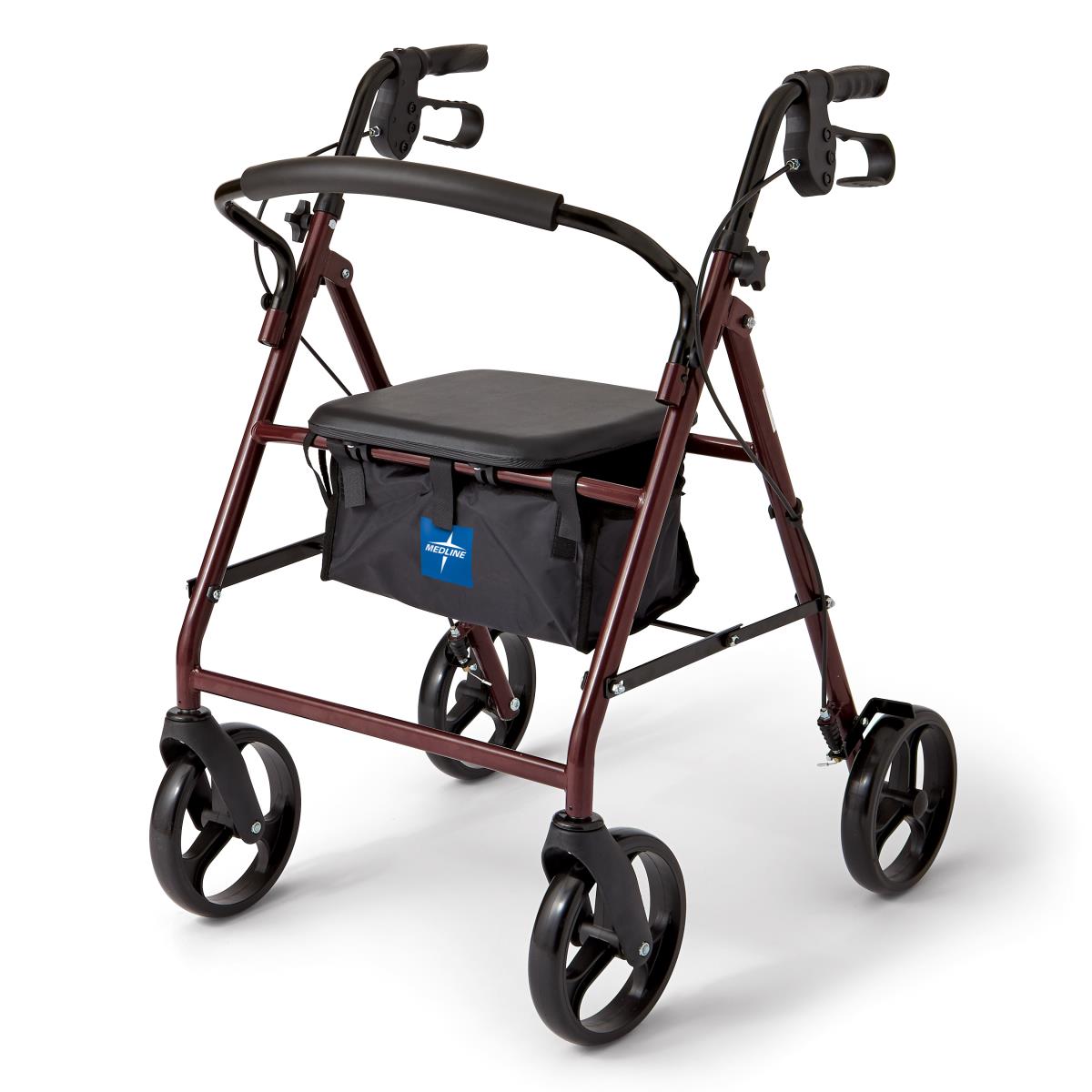 Basic Adult Steel Rollator with 8" Wheels