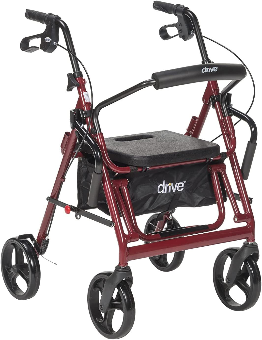 Duet Rollator/Transport Chair, 8" Casters