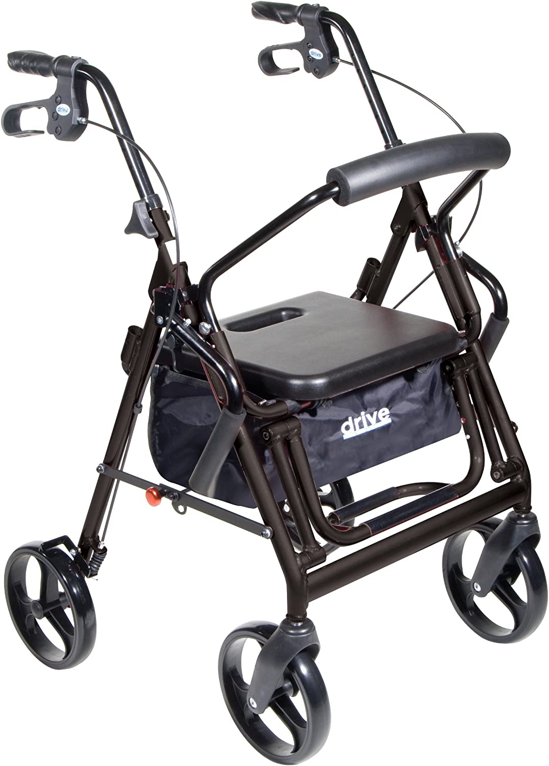 Duet Rollator/Transport Chair, 8" Casters