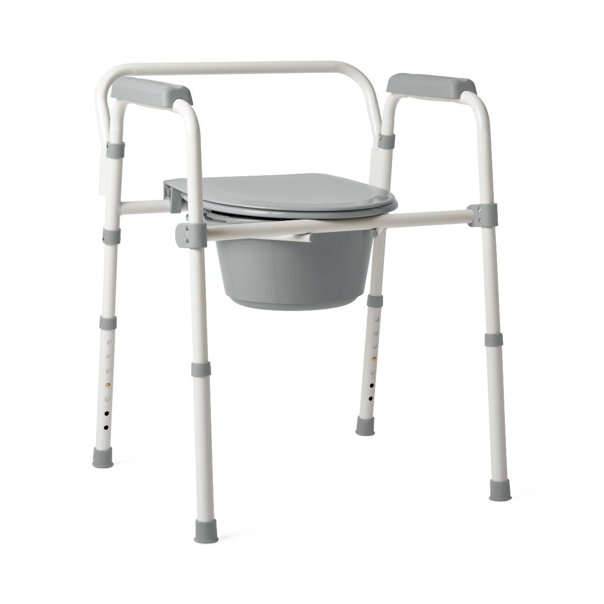 Steel Bedside Commode, 3-in-1