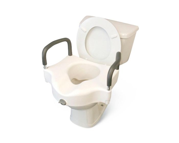 Locking Raised Toilet Seats with Arms